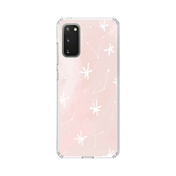 Pink Stars and Constellation Pattern Samsung Galaxy S20 FE (5G) Case