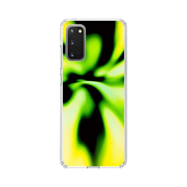 Vibrant Abstract Green and Yellow Swirl Samsung Galaxy S20 FE (5G) Case