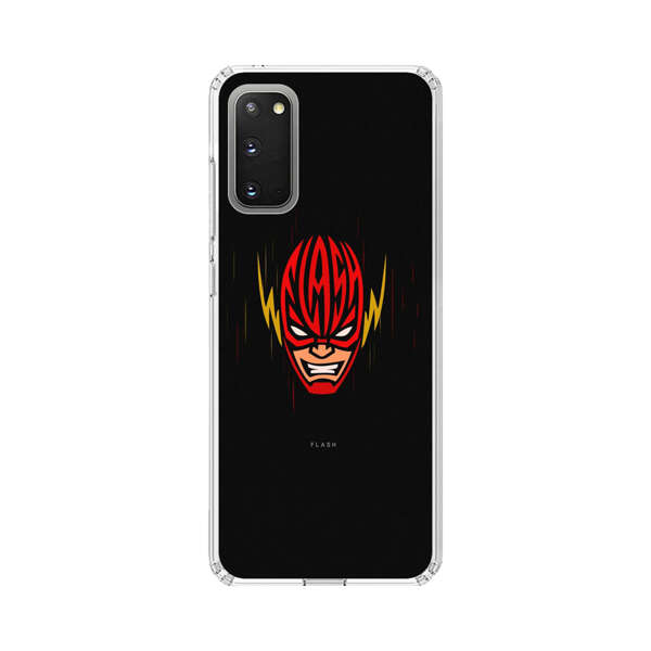 Vibrant Superhero Face with Lightning Bolts Samsung Galaxy S20 FE (5G) Case