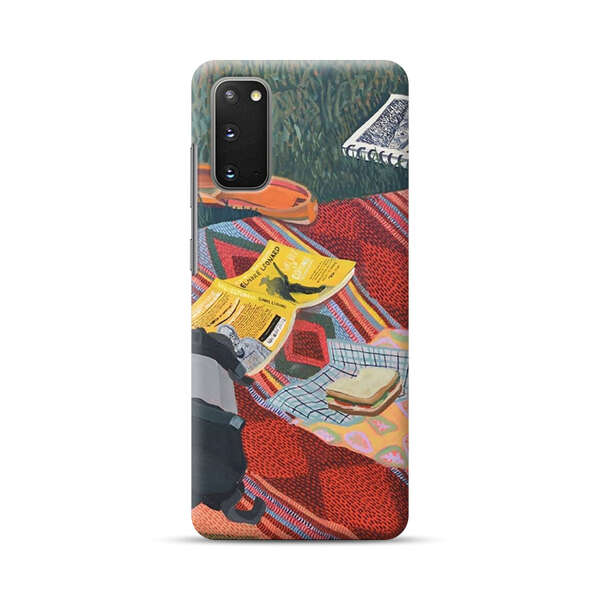 Charming Picnic Scene with Blanket and Food Samsung Galaxy S20 FE (5G) Hard Case