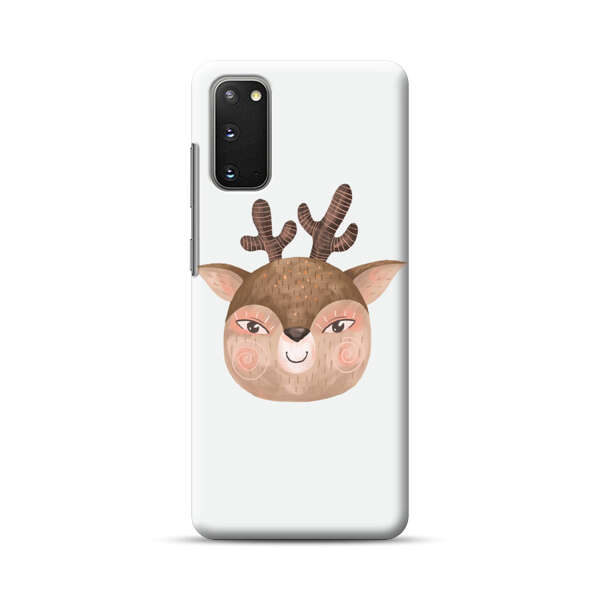 Cute Cartoon Deer Face Samsung Galaxy S20 FE (5G) Hard Case