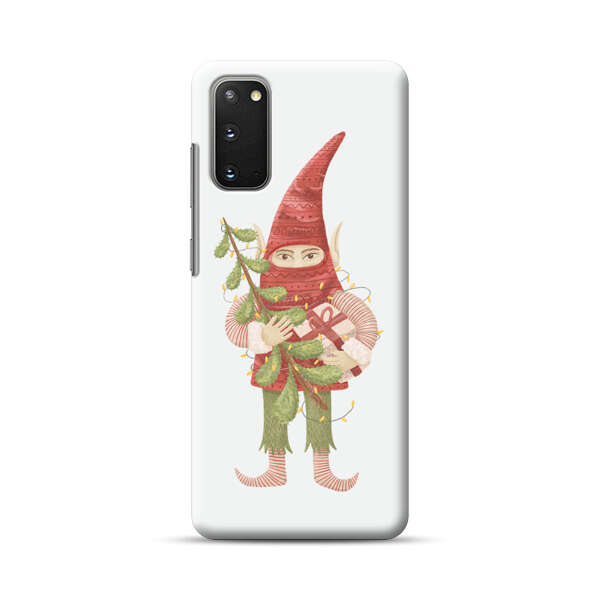 Holiday Gnome with Mistletoe and Gift Samsung Galaxy S20 FE (5G) Hard Case
