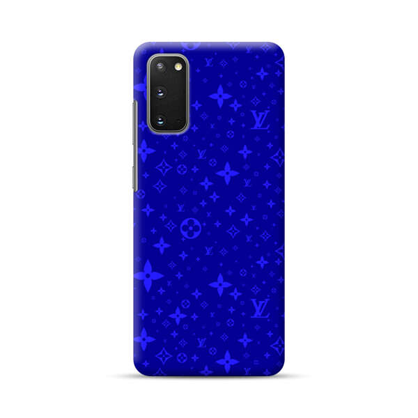 Luxury Blue Designer Pattern Samsung Galaxy S20 FE (5G) Hard Case