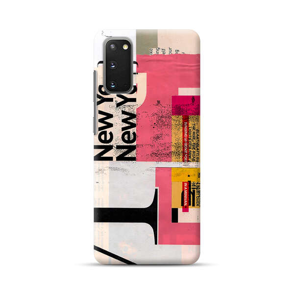 Modern Abstract Collage Artwork Samsung Galaxy S20 FE (5G) Hard Case