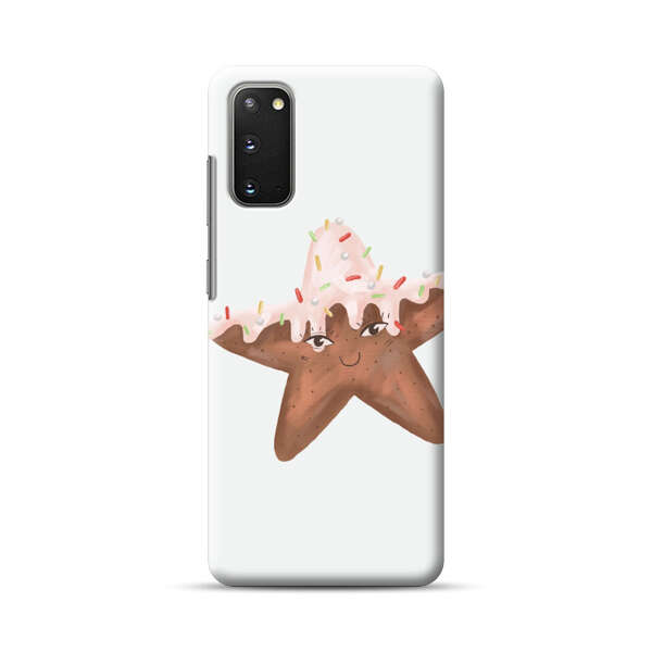 Smiling Gingerbread Star Cookie Samsung Galaxy S20 FE (5G) Hard Case