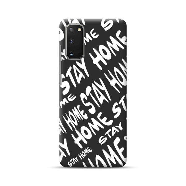Stay Home Pattern Samsung Galaxy S20 FE (5G) Hard Case