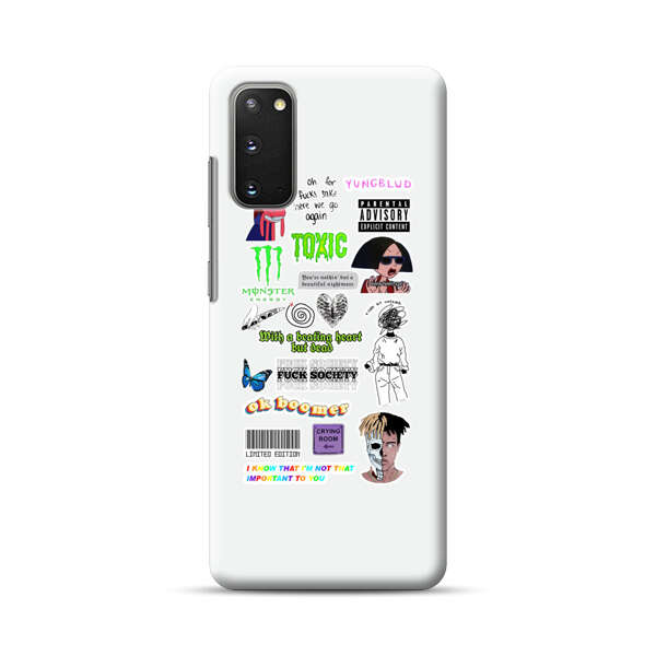 Sticker Collage Edgy Expressive Pop Culture Samsung Galaxy S20 FE (5G) Hard Case