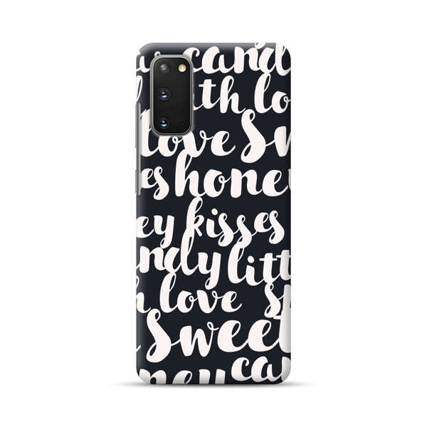 Sweet Honey Kisses Love Sugar Candy Pattern Samsung Galaxy S20 FE (5G) Hard Case