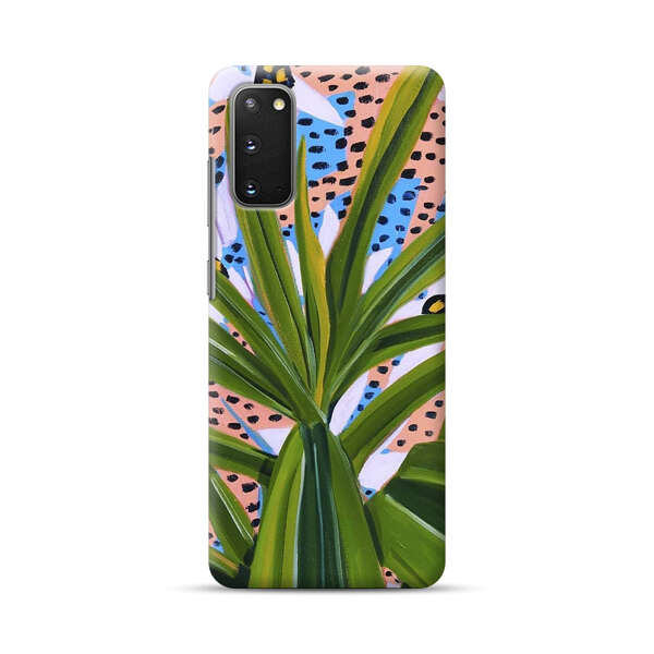 Tropical Leaves Abstract Pattern Samsung Galaxy S20 FE (5G) Hard Case