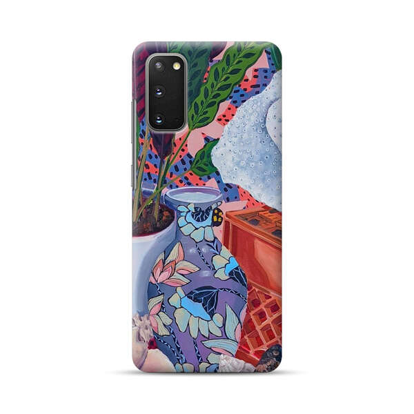 Vibrant Still Life with Plants and Vase Samsung Galaxy S20 FE (5G) Hard Case