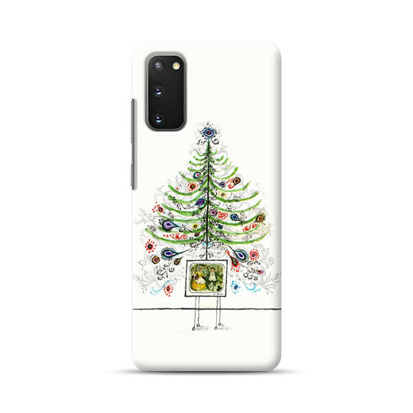 Whimsical Christmas Tree Artistic Design Samsung Galaxy S20 FE (5G) Hard Case