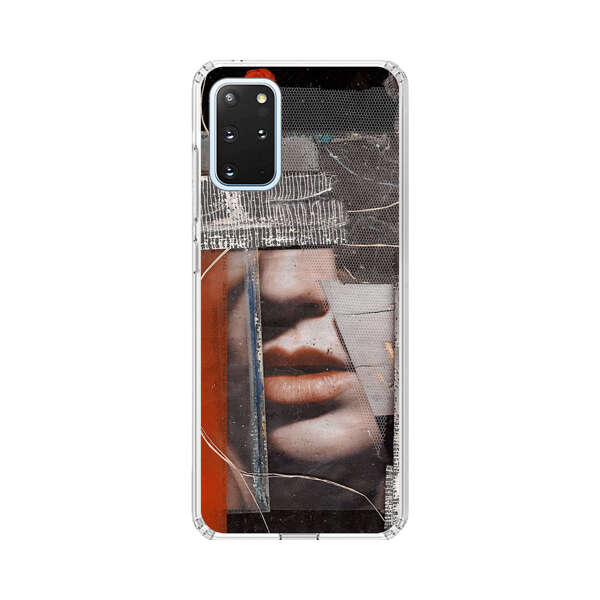 Abstract Collage Close Up Face Samsung Galaxy S20 Plus (5G) Case