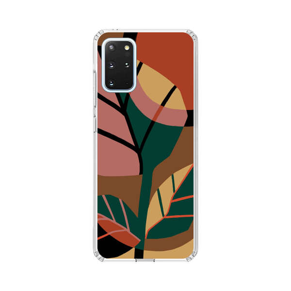 Abstract Geometric Leaves Design Samsung Galaxy S20 Plus (5G) Case