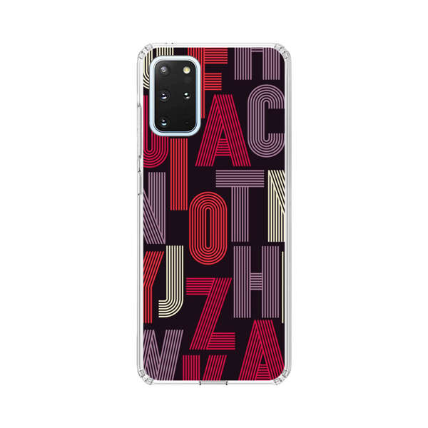Abstract Letters Pattern Samsung Galaxy S20 Plus (5G) Case