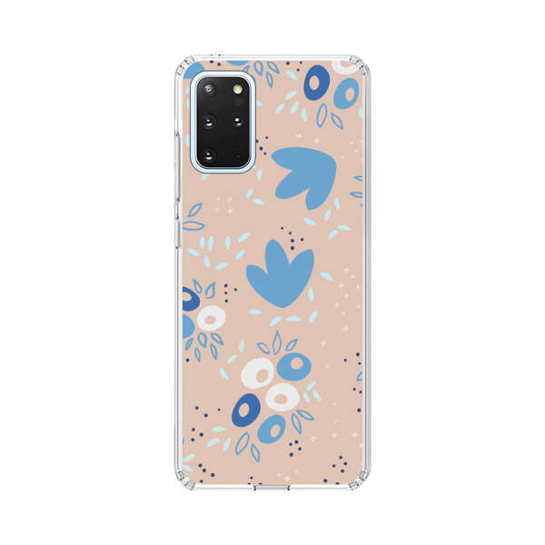Blue Floral Pattern Samsung Galaxy S20 Plus (5G) Case