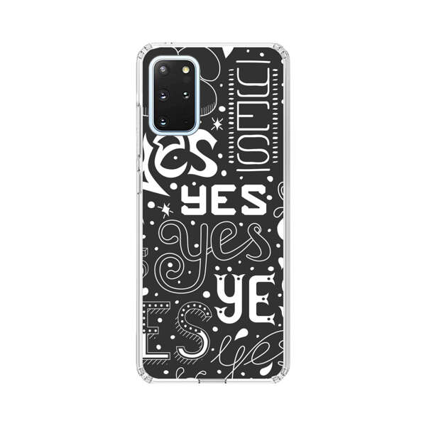 Bold Playful Typography Yes Pattern Samsung Galaxy S20 Plus (5G) Case