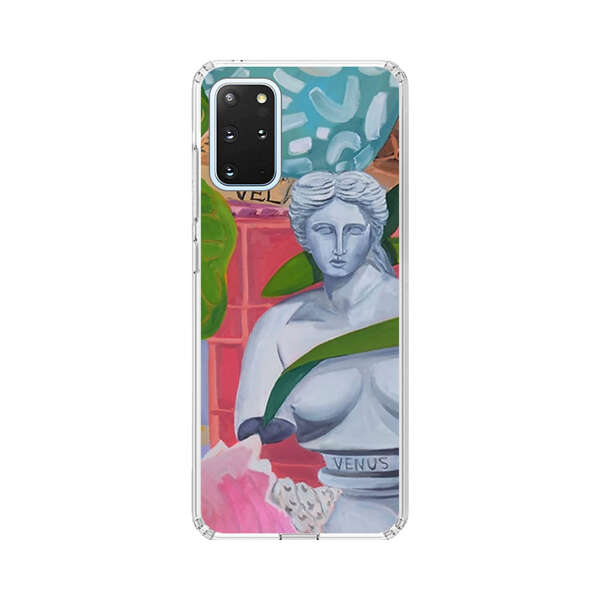 Classical Venus Bust with Green Leaves and Vibrant Vases Samsung Galaxy S20 Plus (5G) Case