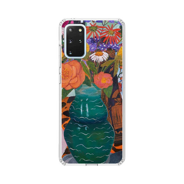 Colorful Still Life with Flower Vases and Shell Samsung Galaxy S20 Plus (5G) Case