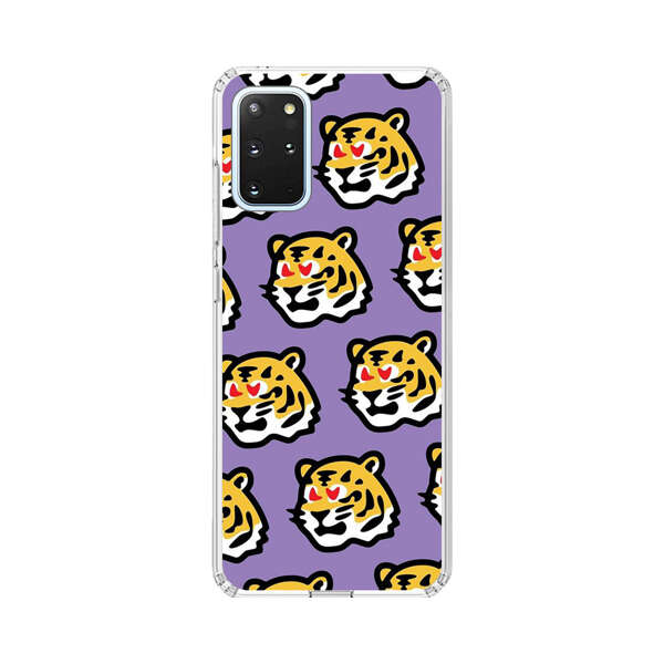 Cute Tiger with Heart Eyes Pattern Samsung Galaxy S20 Plus (5G) Case
