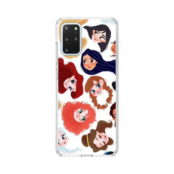 Diverse Animated Girl Faces Samsung Galaxy S20 Plus (5G) Case
