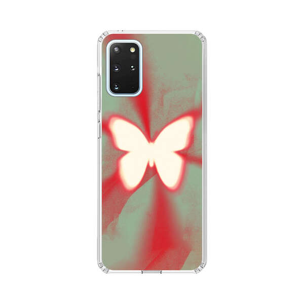 Glowing White Butterfly Abstract Radiant Design Samsung Galaxy S20 Plus (5G) Case