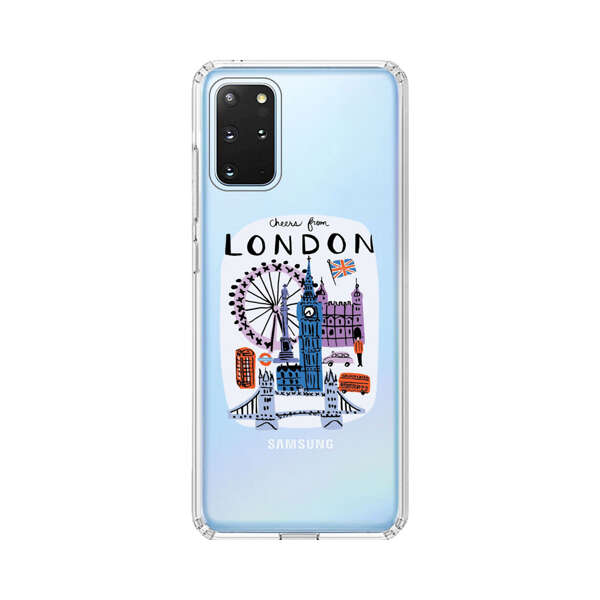 London Iconic Landmarks Illustration Samsung Galaxy S20 Plus (5G) Case
