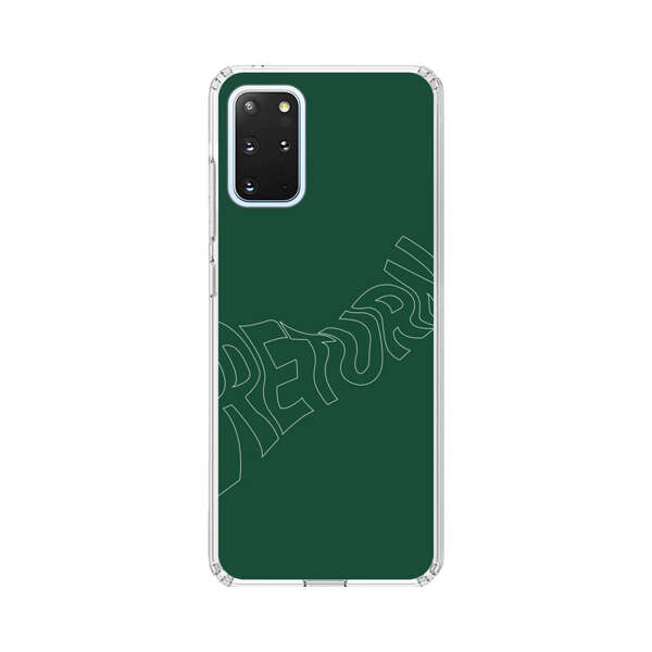 Minimalist Green Wavy Return Text Samsung Galaxy S20 Plus (5G) Case