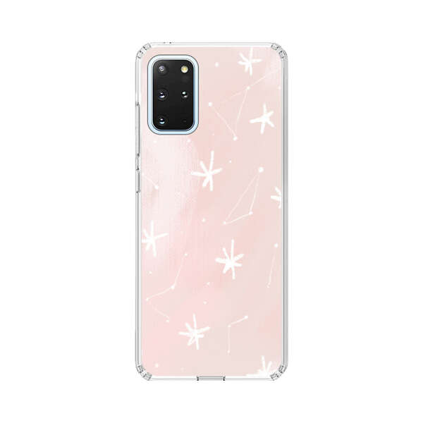 Pink Stars and Constellation Pattern Samsung Galaxy S20 Plus (5G) Case