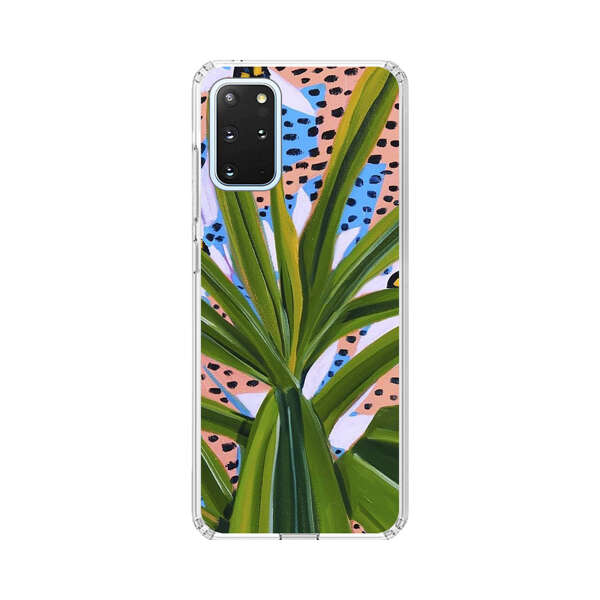 Tropical Leaves Abstract Pattern Samsung Galaxy S20 Plus (5G) Case