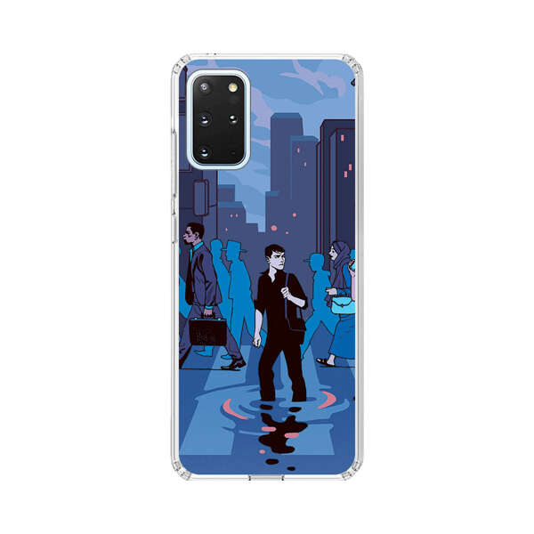 Urban Lonely Person Crosswalk Samsung Galaxy S20 Plus (5G) Case