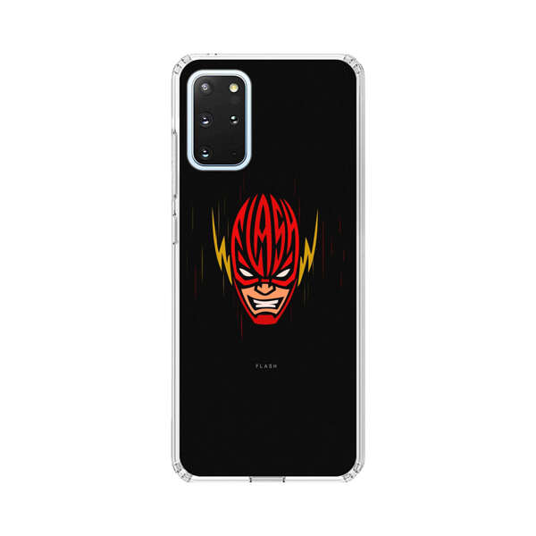 Vibrant Superhero Face with Lightning Bolts Samsung Galaxy S20 Plus (5G) Case