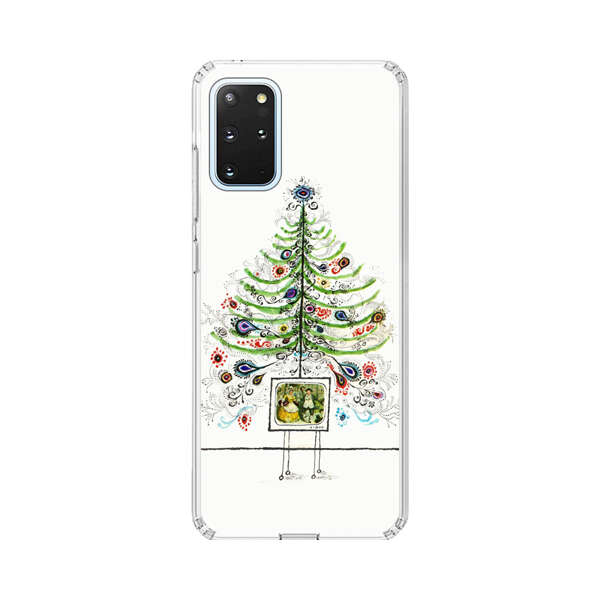 Whimsical Christmas Tree Artistic Design Samsung Galaxy S20 Plus (5G) Case