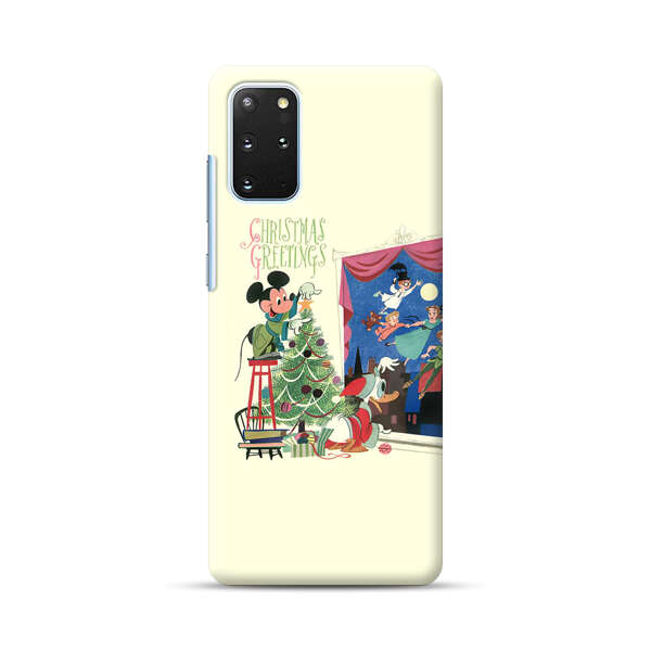 Christmas Disney Mickey Mouse and Peter Pan Samsung Galaxy S20 Plus (5G) Hard Case