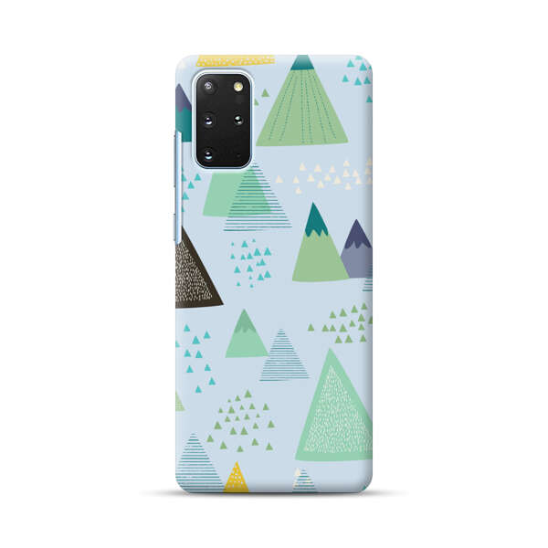 Colorful Abstract Mountain Pattern Samsung Galaxy S20 Plus (5G) Hard Case