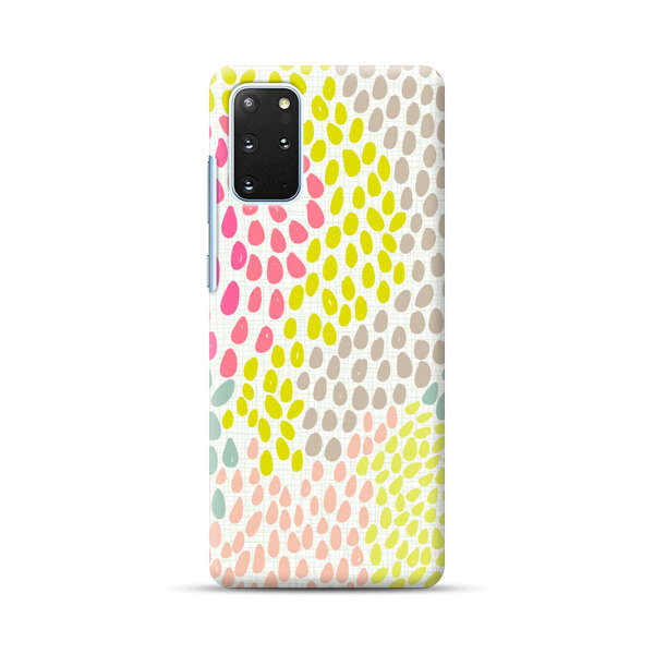 Colorful Abstract Teardrop Pattern Samsung Galaxy S20 Plus (5G) Hard Case