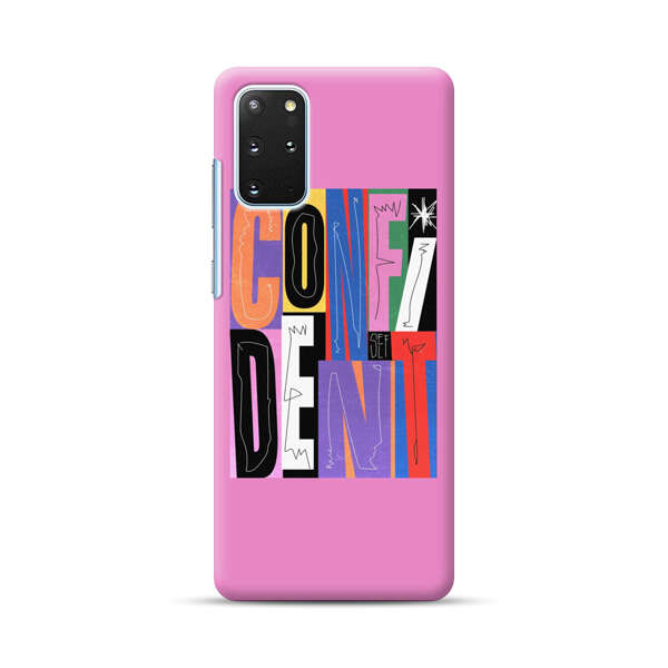 Confident Bold Colorful Typography Samsung Galaxy S20 Plus (5G) Hard Case
