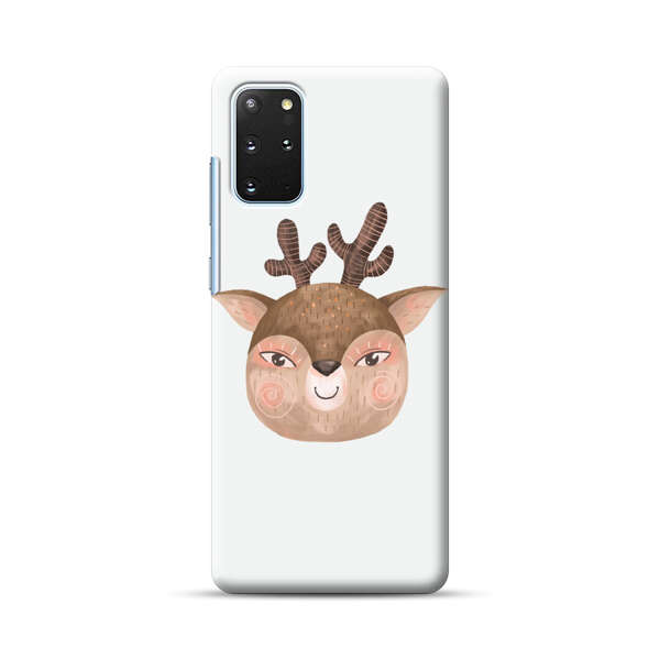 Cute Cartoon Deer Face Samsung Galaxy S20 Plus (5G) Hard Case