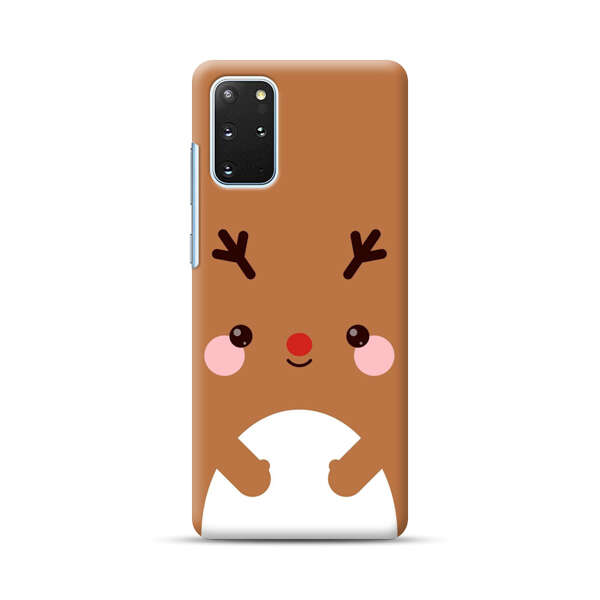 Cute Minimalist Reindeer Cartoon Samsung Galaxy S20 Plus (5G) Hard Case