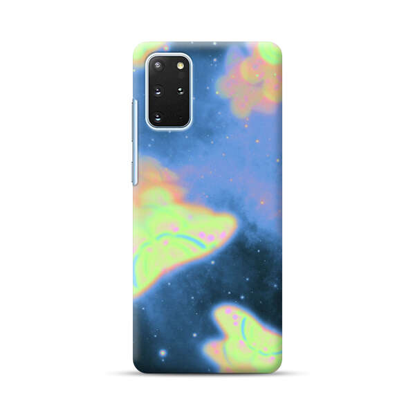 Dreamy Glowing Cosmic Butterflies Samsung Galaxy S20 Plus (5G) Hard Case
