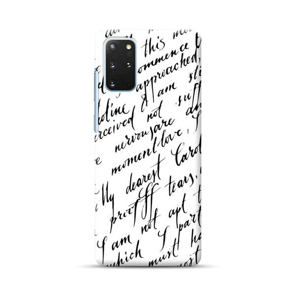 Handwritten Calligraphy Samsung Galaxy S20 Plus (5G) Hard Case