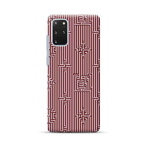Intricate Geometric Striped Pattern Samsung Galaxy S20 Plus (5G) Hard Case