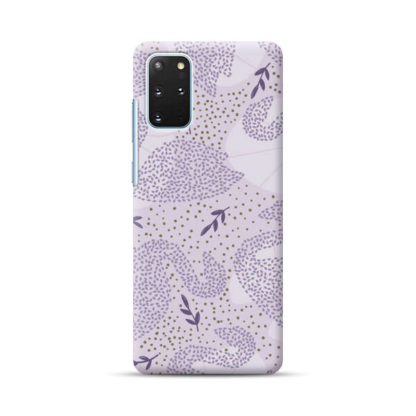 Lavender Swan Pattern Samsung Galaxy S20 Plus (5G) Hard Case