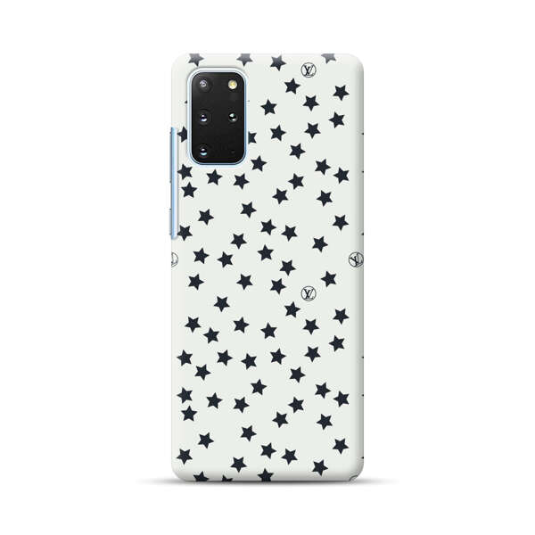 Minimalist Black Stars Pattern Samsung Galaxy S20 Plus (5G) Hard Case