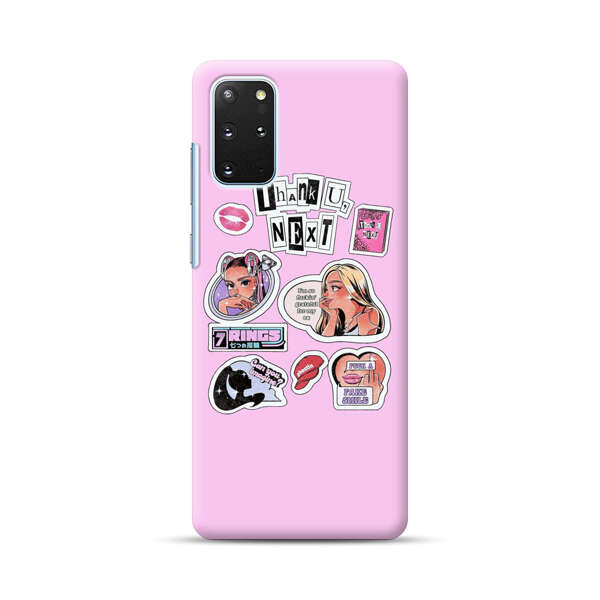 Pop Art Fashion Stickers Samsung Galaxy S20 Plus (5G) Hard Case