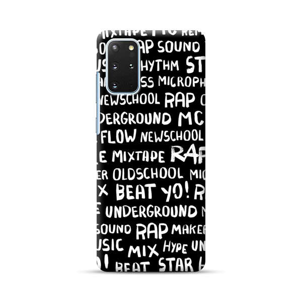Rap Hip Hop Words Collage Samsung Galaxy S20 Plus (5G) Hard Case