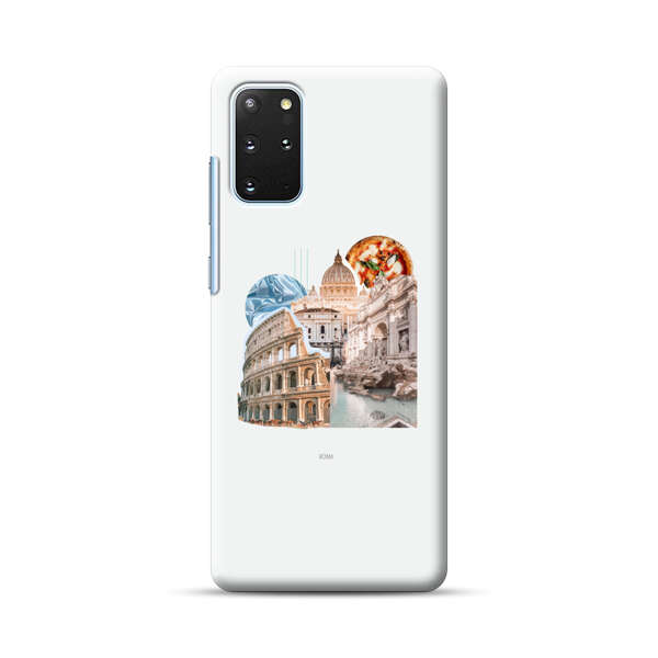 Rome Landmarks with Pizza Samsung Galaxy S20 Plus (5G) Hard Case