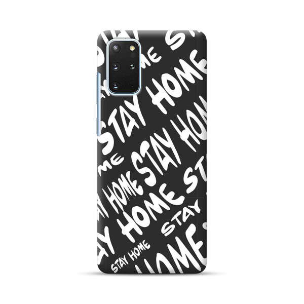 Stay Home Pattern Samsung Galaxy S20 Plus (5G) Hard Case