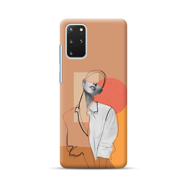 Stylish Abstract Portrait Art Samsung Galaxy S20 Plus (5G) Hard Case