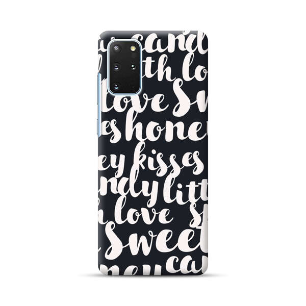 Sweet Honey Kisses Love Sugar Candy Pattern Samsung Galaxy S20 Plus (5G) Hard Case