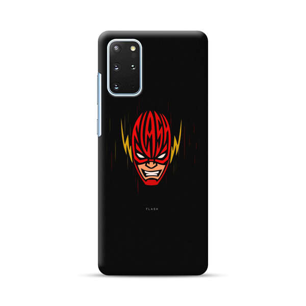 Vibrant Superhero Face with Lightning Bolts Samsung Galaxy S20 Plus (5G) Hard Case